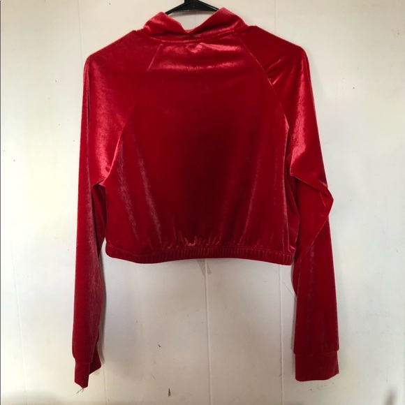 Velvet crop top - Picture 3 of 3